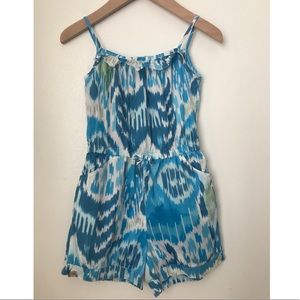 Oscar de la Renta Girls’ Ikat Sleeveless Romper